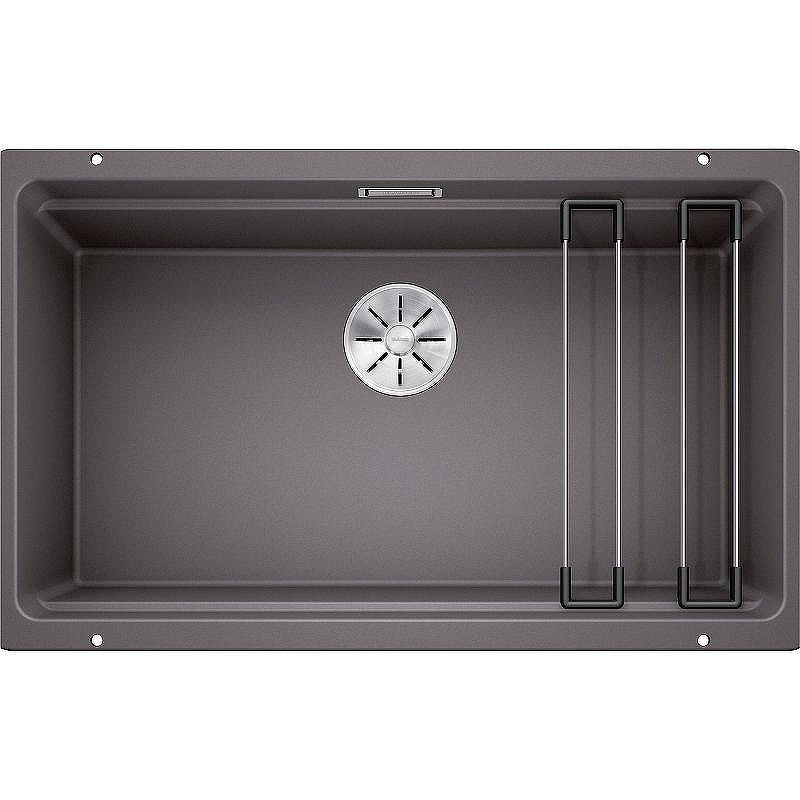 Кухонная мойка Blanco Etagon 700-U Silgranit 525168 Темная скала