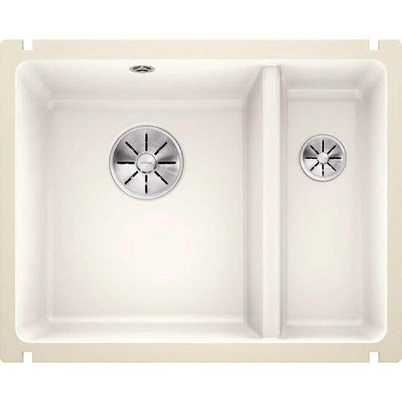 Кухонная мойка Blanco Subline 350/150-U 523741 Белая глянцевая