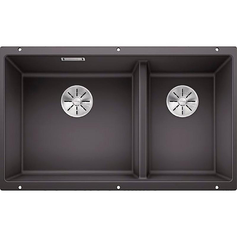 Кухонная мойка Blanco Subline 430/270-U 523152 Темная скала