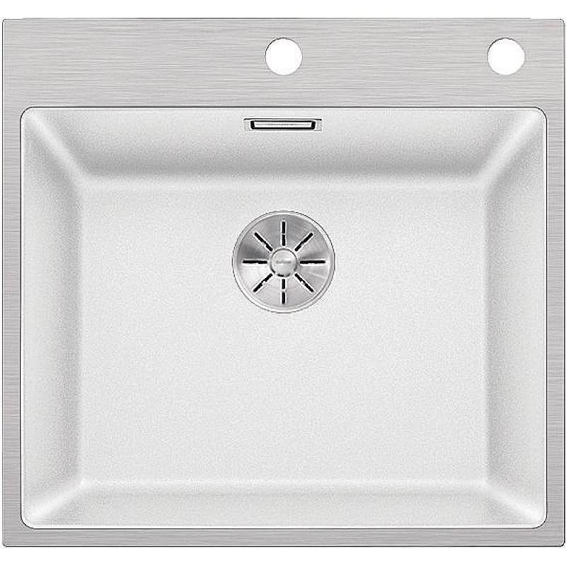 Кухонная мойка Blanco Subline 500-IF/A SteelFrame 524112 Белая
