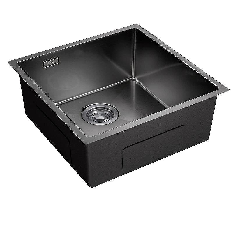 Кухонная мойка Emar PVD 44 EMB-131 PVD цвет Nano Dark