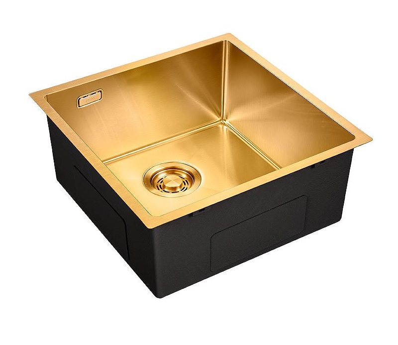 Кухонная мойка Emar PVD 44 EMB-131 PVD цвет Nano Golden