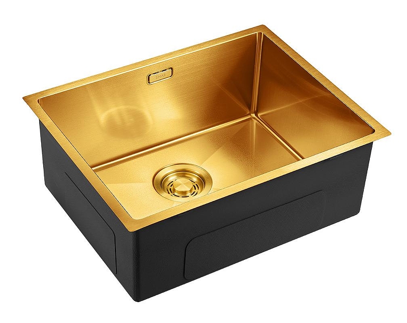 Кухонная мойка Emar PVD 54 EMB-123 PVD цвет Nano Golden