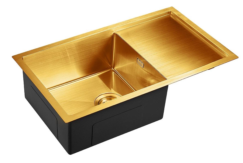 Кухонная мойка Emar PVD 70 EMB-124 PVD цвет Nano Golden