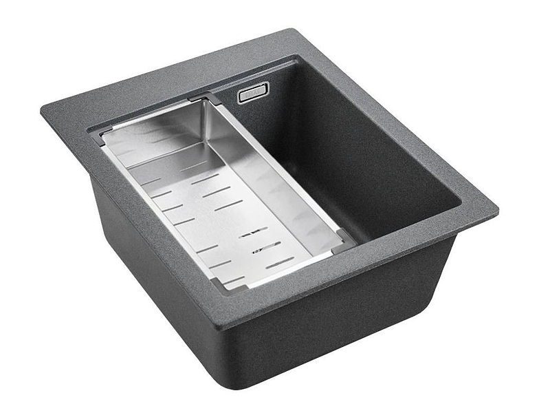 Кухонная мойка Emar Quartz 42 EMQ-1420.Q цвет Антрацит