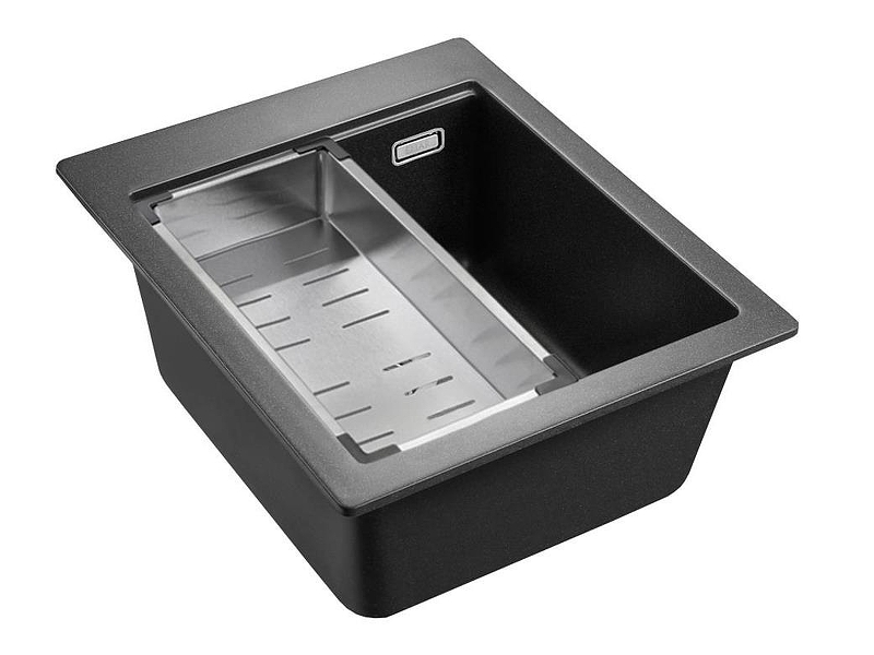 Кухонная мойка Emar Quartz 42 EMQ-1420.Q Морион цвет Морион
