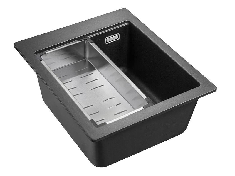 Кухонная мойка Emar Quartz 42 EMQ-1420.Q Оникс цвет Оникс