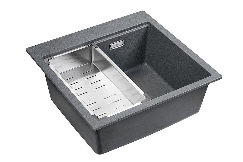 Кухонная мойка Emar Quartz 52 EMQ-1520.Q цвет Антрацит