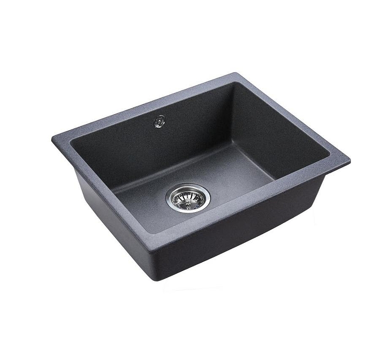 Кухонная мойка Emar Quartz 55,5 EMQ-1555.P цвет Антрацит