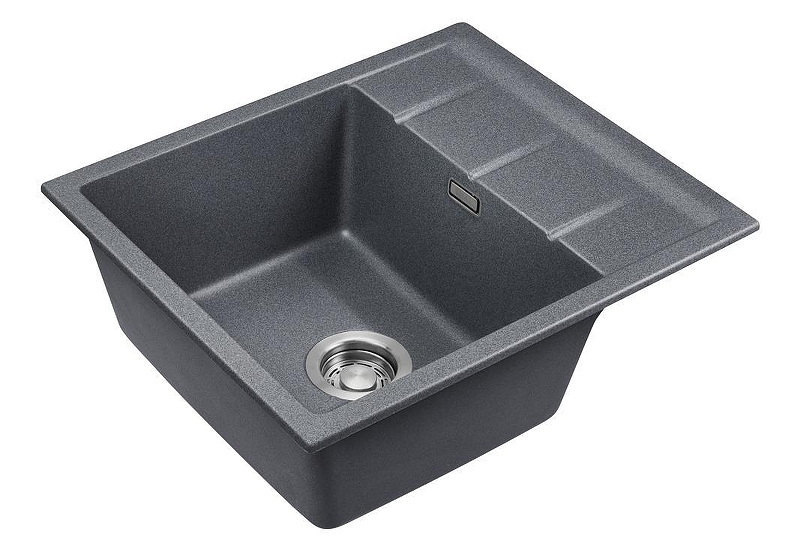 Кухонная мойка Emar Quartz 58 EMQ-1580.Q цвет Антрацит