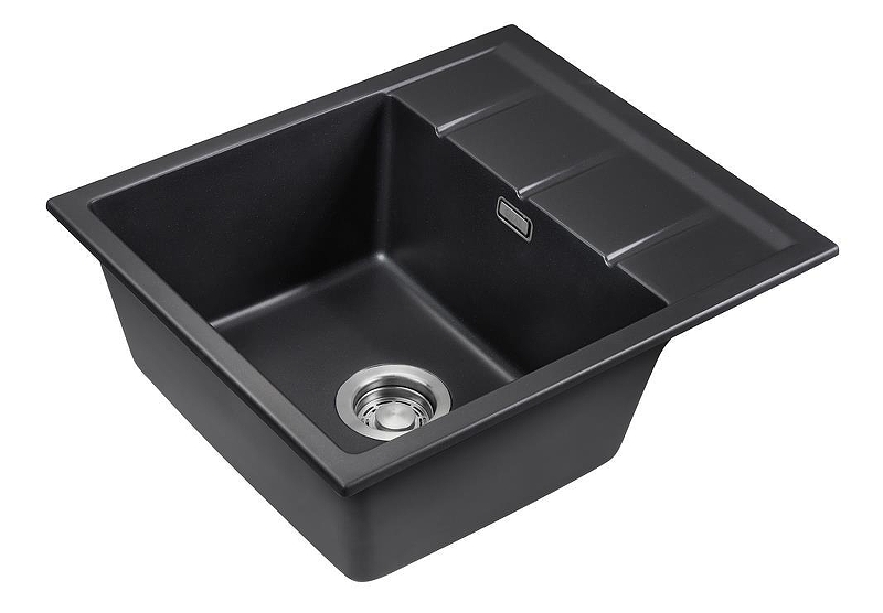 Кухонная мойка Emar Quartz 58 EMQ-1580.Q цвет Морион