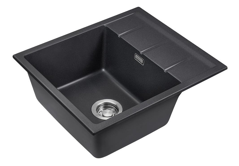 Кухонная мойка Emar Quartz 58 EMQ-1580.Q цвет Оникс