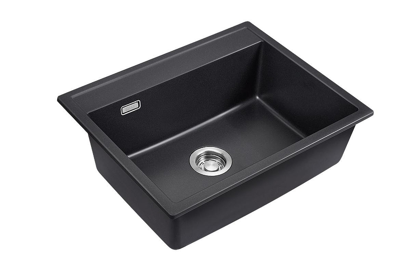 Кухонная мойка Emar Quartz 64 EMQ-1640.Q цвет Оникс