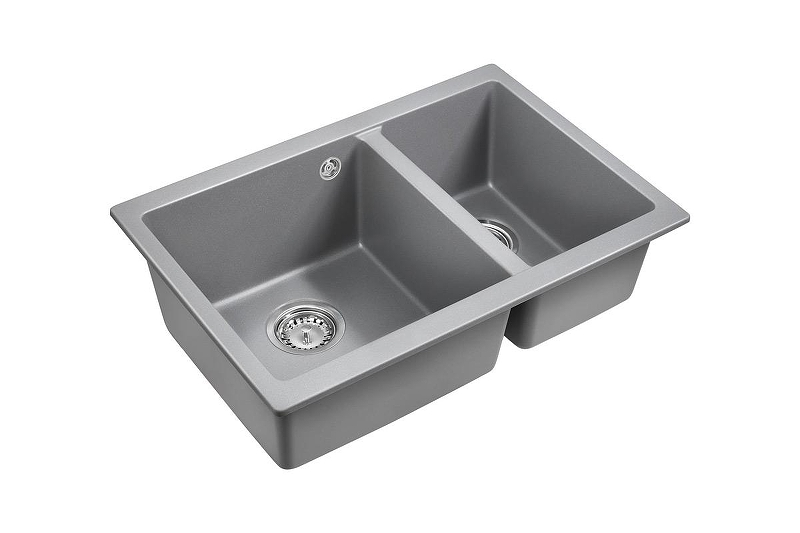 Кухонная мойка Emar Quartz 66,5 EMQ-2665.PL цвет Алмаз