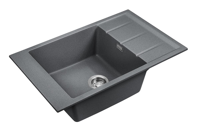 Кухонная мойка Emar Quartz 78 EMQ-1780.Q цвет Антрацит