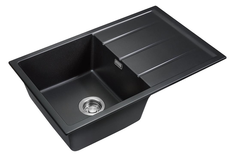 Кухонная мойка Emar Quartz 80 EMQ-1800.Q цвет Оникс