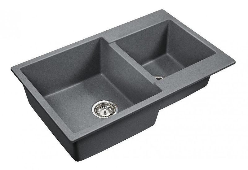 Кухонная мойка Emar Quartz 80 EMQ-2800.Q цвет Антрацит