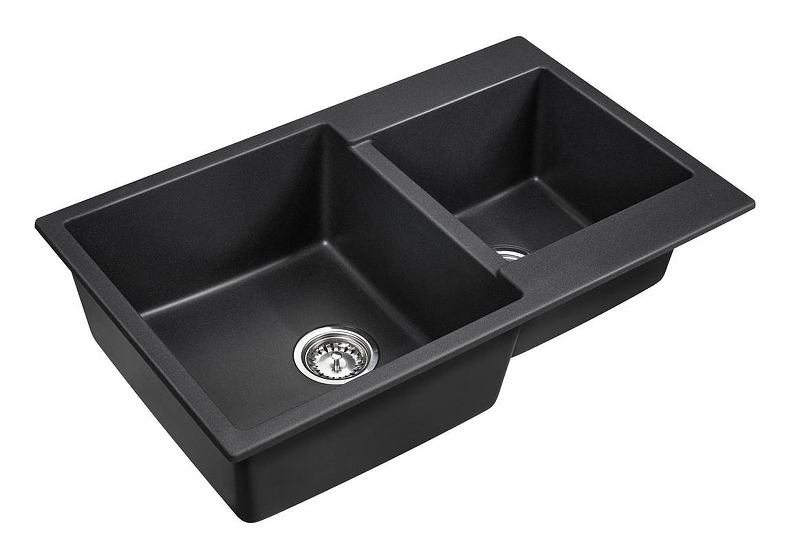 Кухонная мойка Emar Quartz 80 EMQ-2800.Q цвет Оникс
