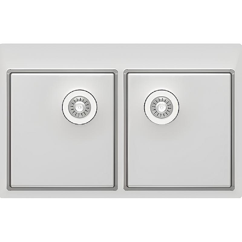 Кухонная мойка Florentina Логика-HM 80 LHM.800.510.B.20.S.10 Нержавеющая сталь сатинированная