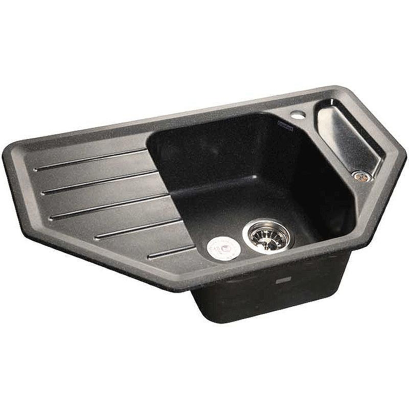 Кухонная мойка GranFest Corner GF-C800E Черная