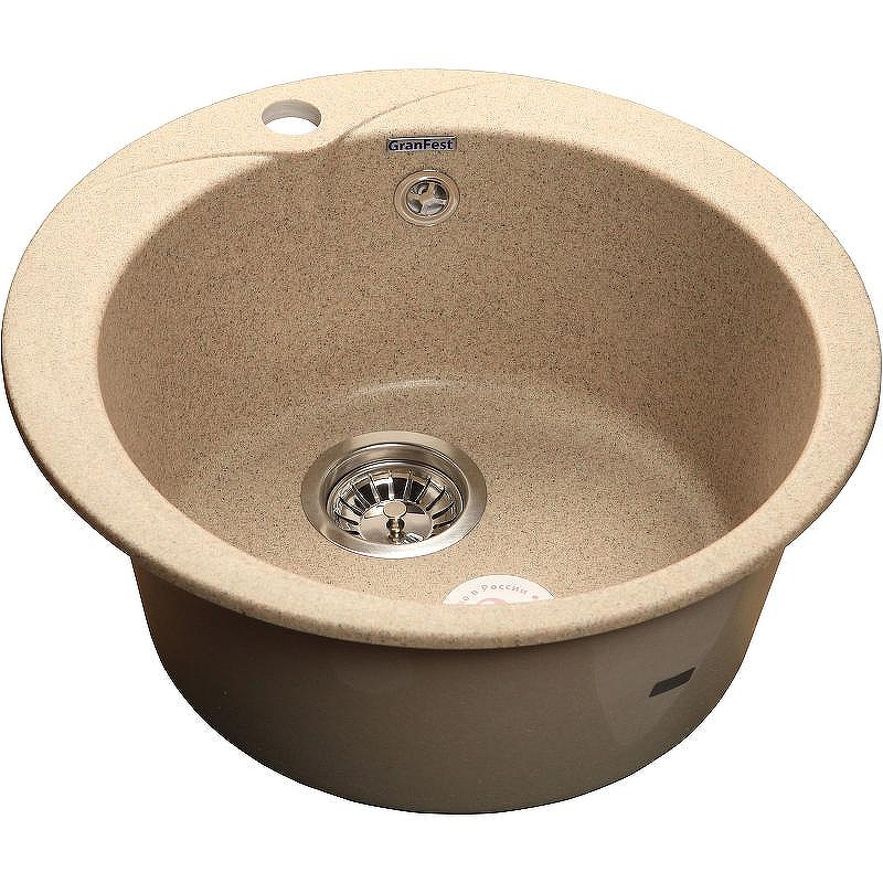 Кухонная мойка GranFest Rondo GF-R480 Песочная