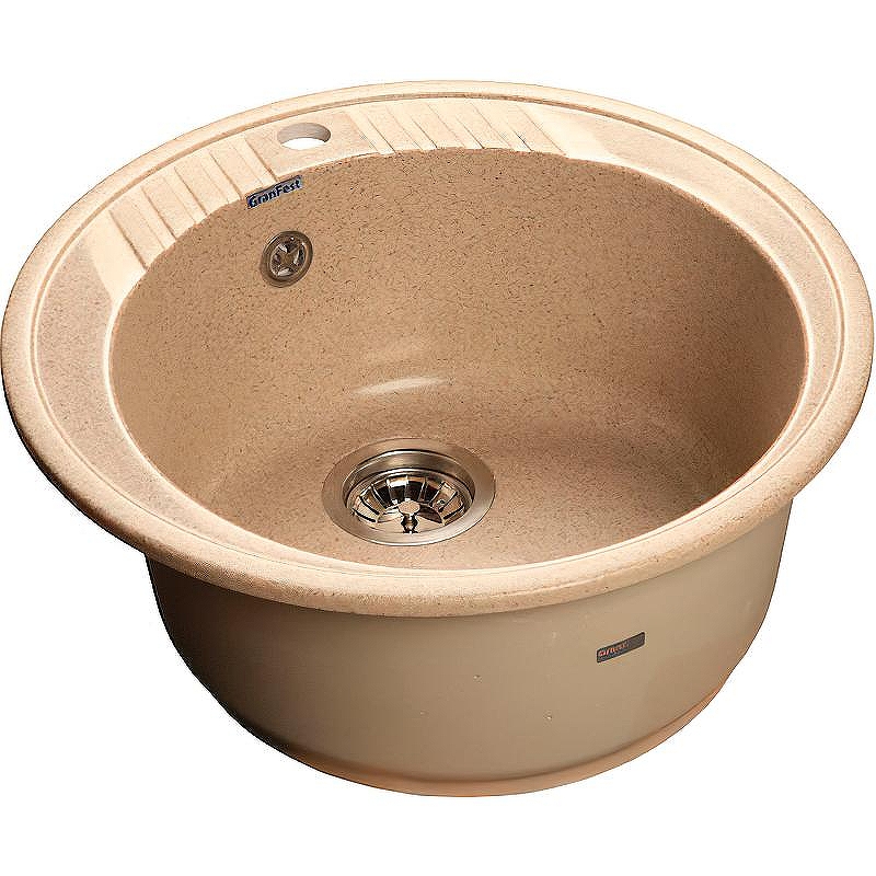 Кухонная мойка GranFest Rondo GF-R520 Песочная
