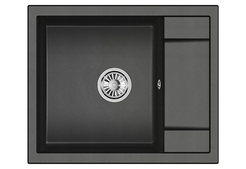 Кухонная мойка Granula 60 6002 цвет Черный