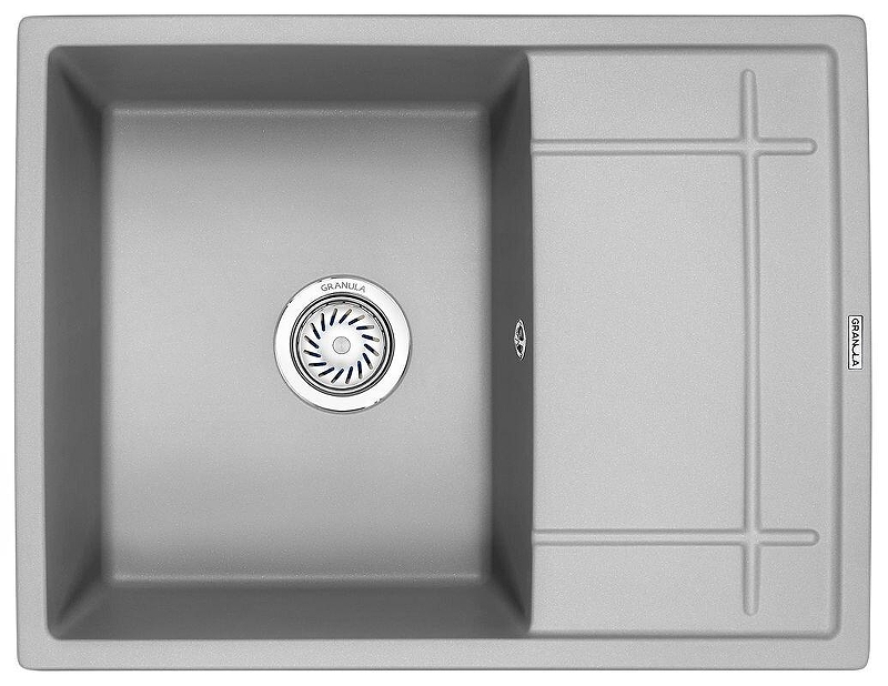 Кухонная мойка Granula 65 6501 цвет Алюминиум