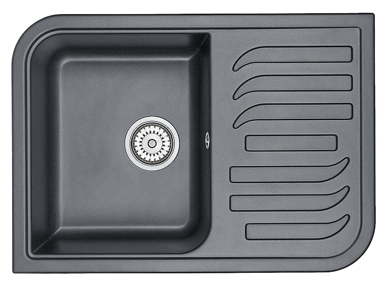 Кухонная мойка Granula 70 7001 цвет Шварц