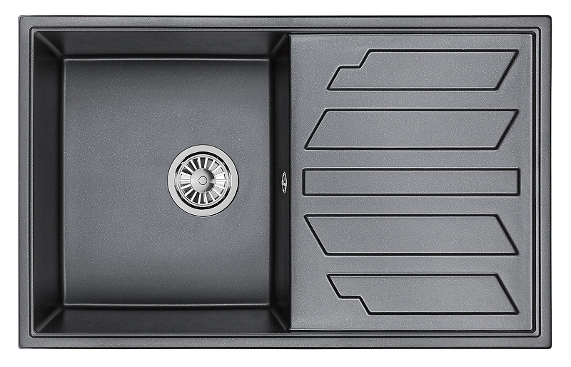 Кухонная мойка Granula 80 8002 цвет Шварц
