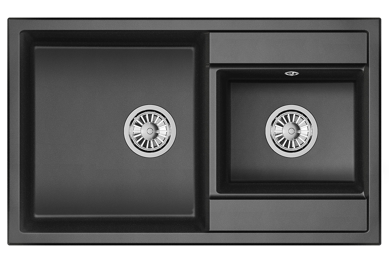 Кухонная мойка Granula 82 8201 цвет Черный