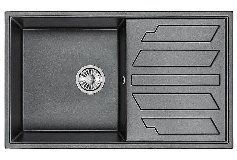 Кухонная мойка Granula 86 8601 цвет Шварц