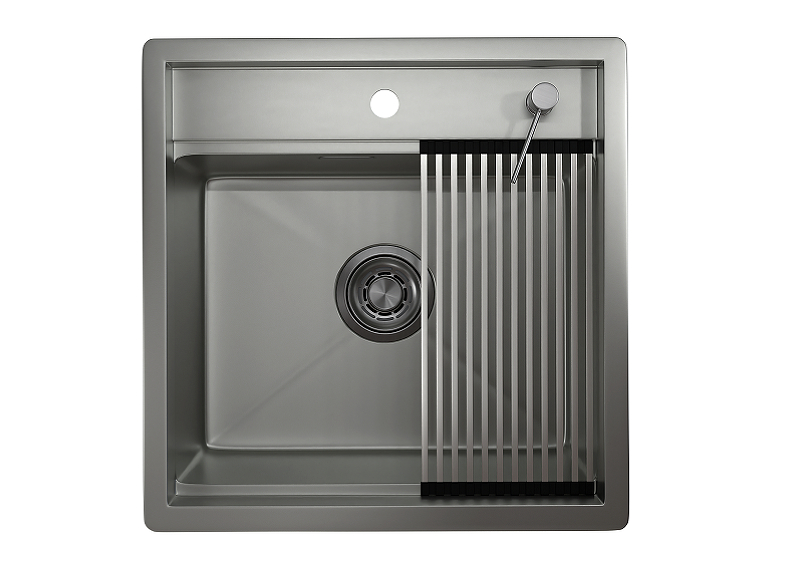 Кухонная мойка Granula Kitchen Space 50 5051 цвет Сталь матовая