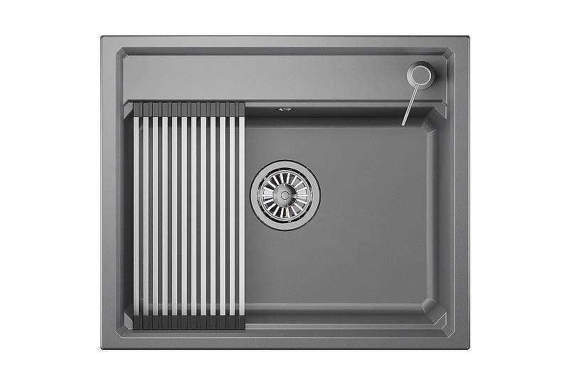 Кухонная мойка Granula Kitchen Space 60 6003 цвет Алюминиум
