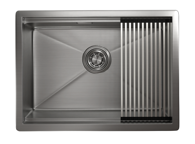 Кухонная мойка Granula Kitchen Space 60 6045U цвет Сталь сатин