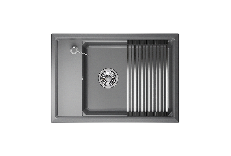 Кухонная мойка Granula Kitchen Space 73 7305 цвет Алюминиум