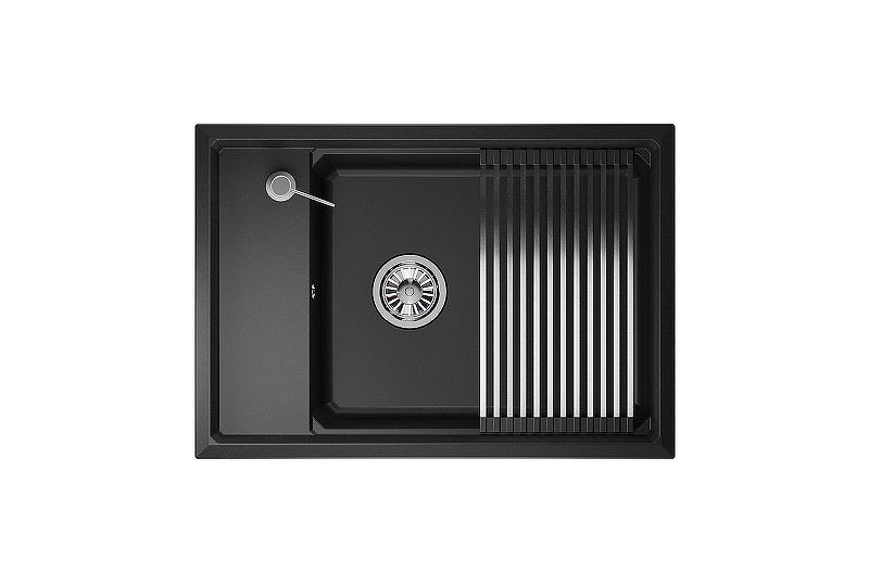 Кухонная мойка Granula Kitchen Space 73 7305 цвет Черный