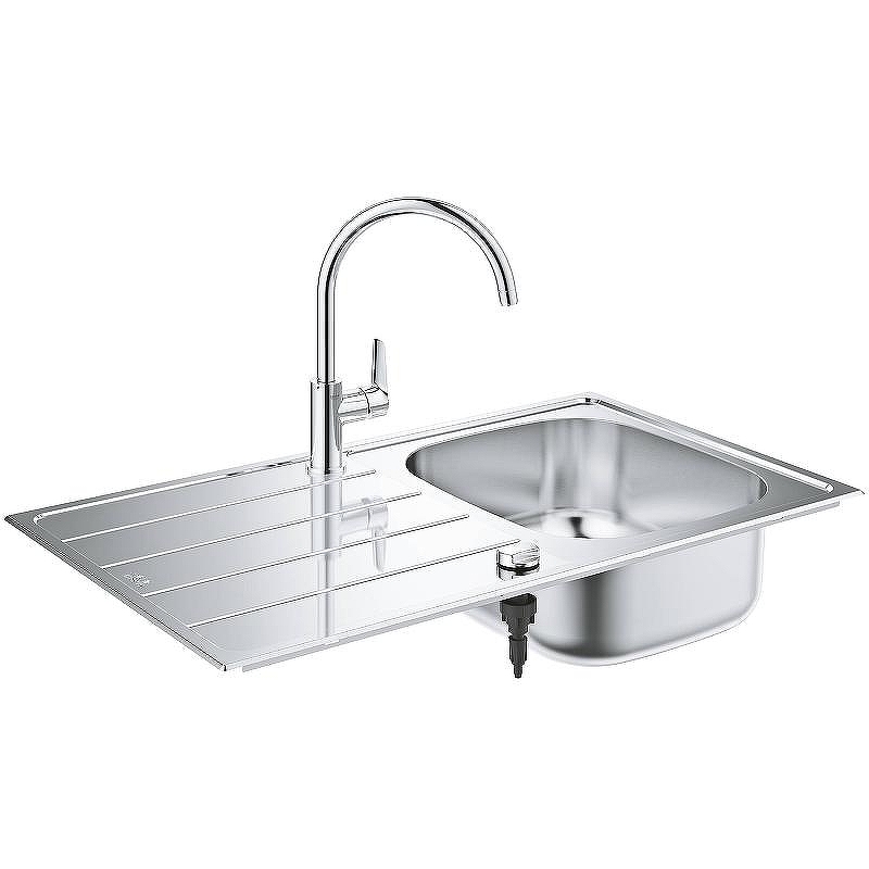 Кухонная мойка Grohe K200 31562SD1 со смесителем Нержавеющая сталь