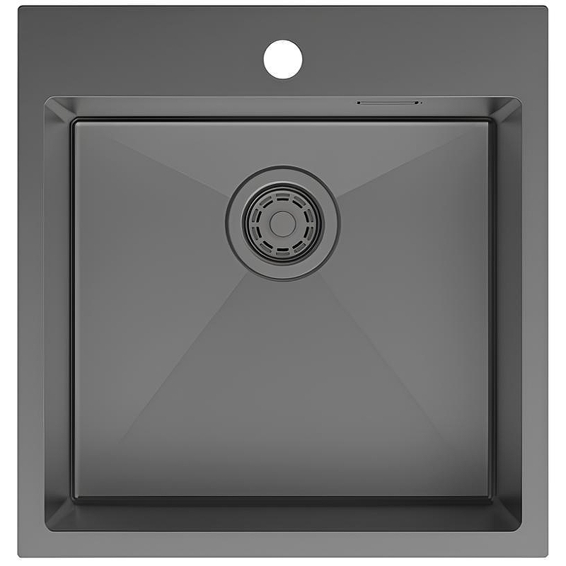 Кухонная мойка Iddis Haze 49 HAZ49GMi77 Графит матовый