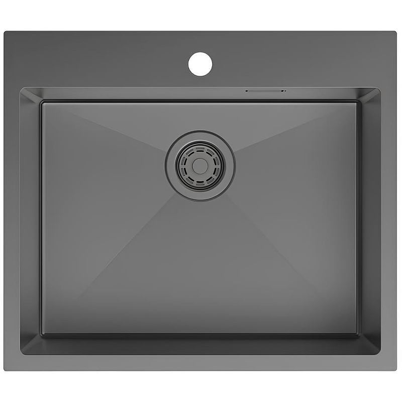 Кухонная мойка Iddis Haze 59 HAZ59GMi77 Графит матовый