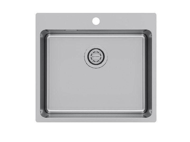 Кухонная мойка KUCHENSTERN HERD 60 55x50 558SS50 цвет Нержавеющая сталь