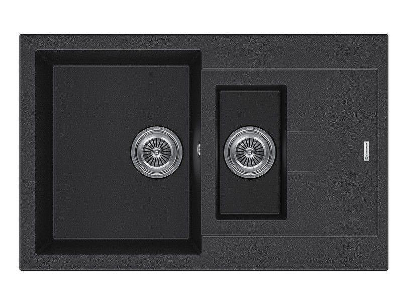 Кухонная мойка KUCHENSTERN PLAT 60-2 78x50 207AN20 цвет Антрацит