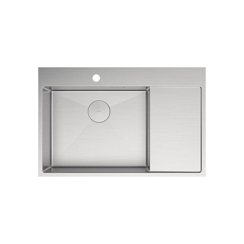 Кухонная мойка Lemark Kezadra 780L 9937149 цвет Сталь