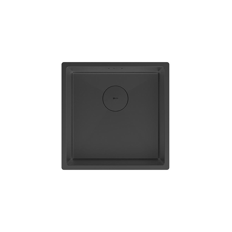 Кухонная мойка Lemark Olanga 440 9932124 цвет Черный матовый