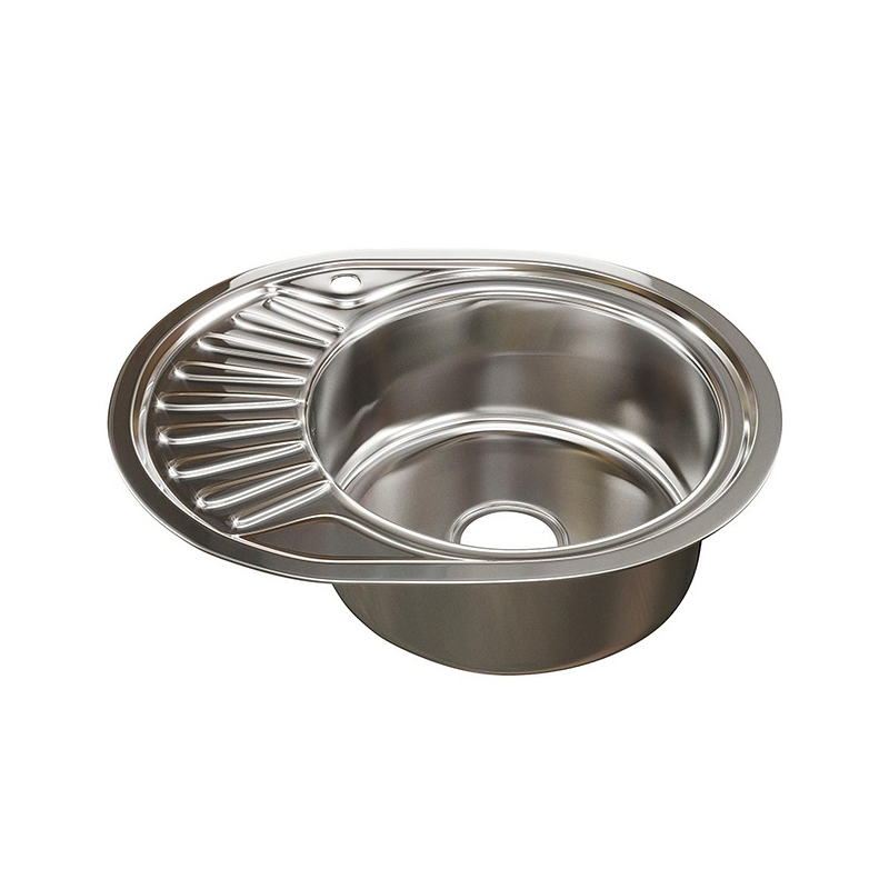 Кухонная мойка Mixline 57 R 533710 цвет Хром
