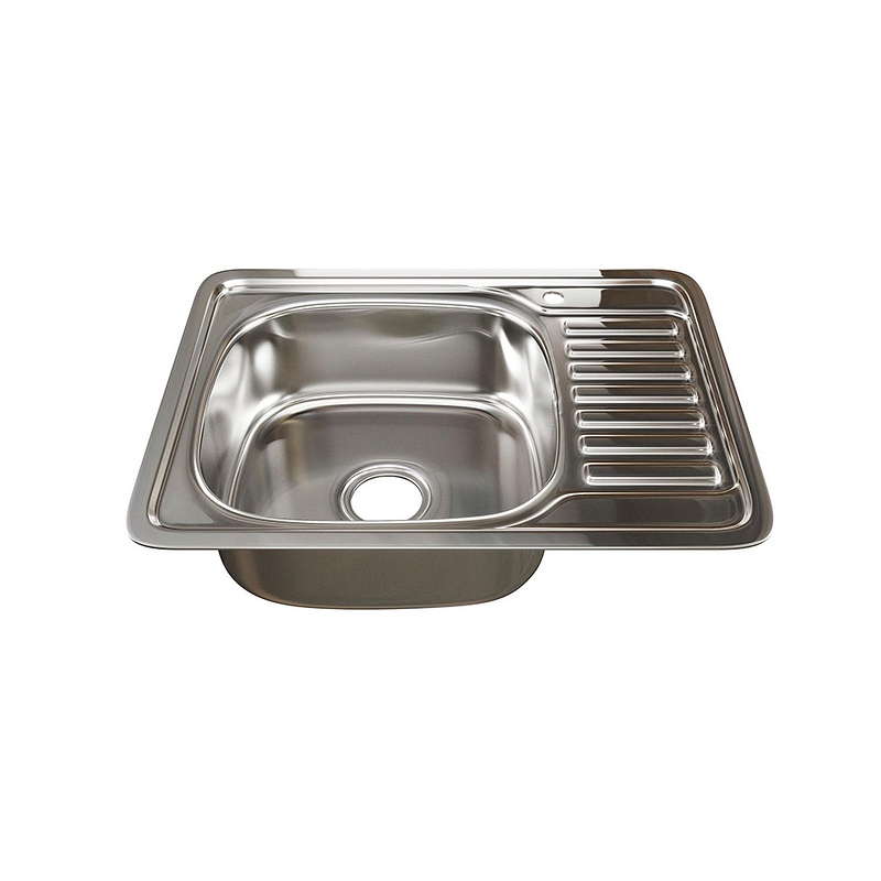 Кухонная мойка Mixline 65 L 533713 цвет Хром
