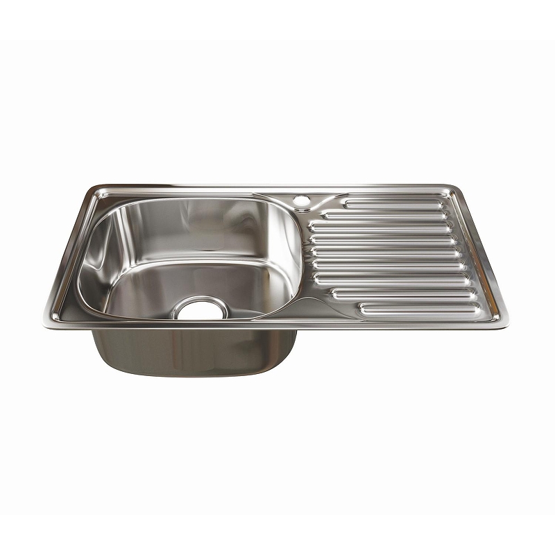 Кухонная мойка Mixline 76 L 530529 цвет Хром
