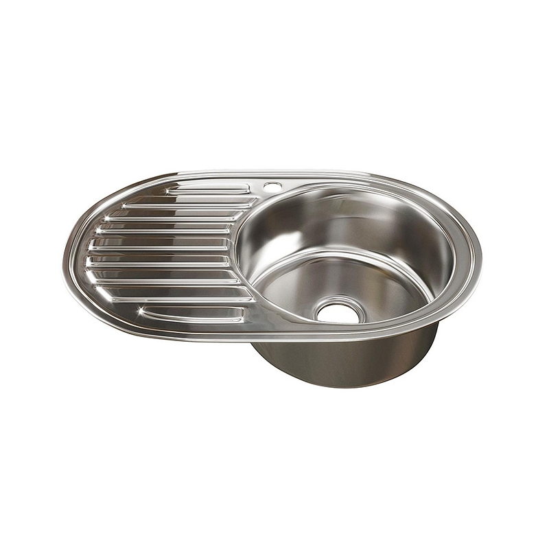 Кухонная мойка Mixline 77 R 528189 цвет Хром
