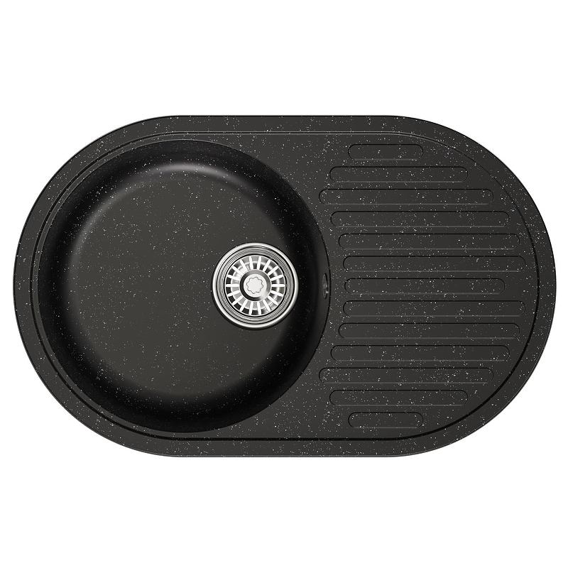 Кухонная мойка Mixline Комфорт ML-GM16 73 551926 цвет Черный