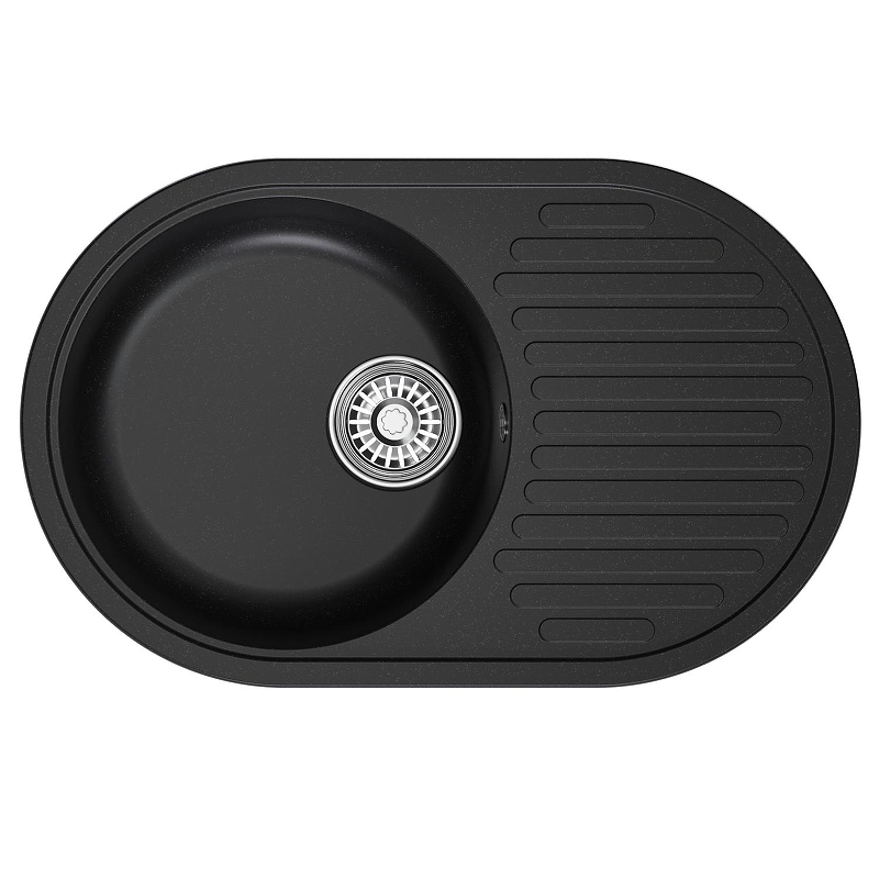 Кухонная мойка Mixline Комфорт ML-GM16 73 551934 цвет Ультрачерный